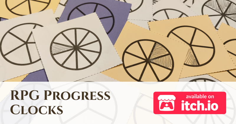 RPG Progress Clocks Game Cover