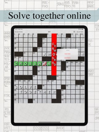 Team Crossword Scanner screenshot