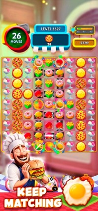 Burger Match 3 screenshot