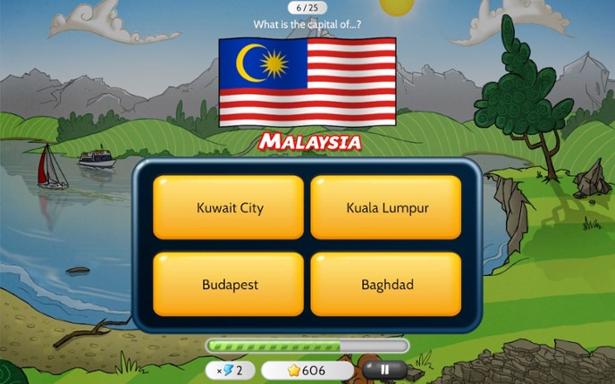 Capitals Quizzer - Country and Cities Trivia Game Image