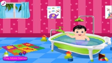 Cute Baby Bathing 2 ™ Image