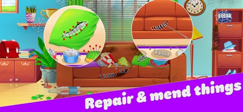 Dream Home Cleaning Game screenshot