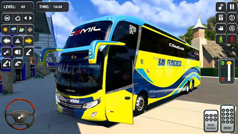 Offroad Bus Journey Bus Game screenshot