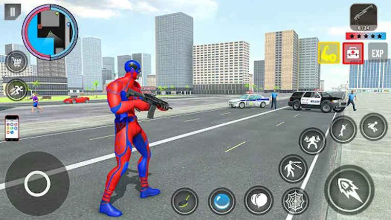 Rope Action City Fighting Game screenshot