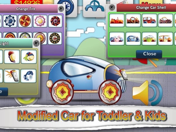 Infant car games repair &amp; driving  for toddler kids and preschool child -  QCat screenshot