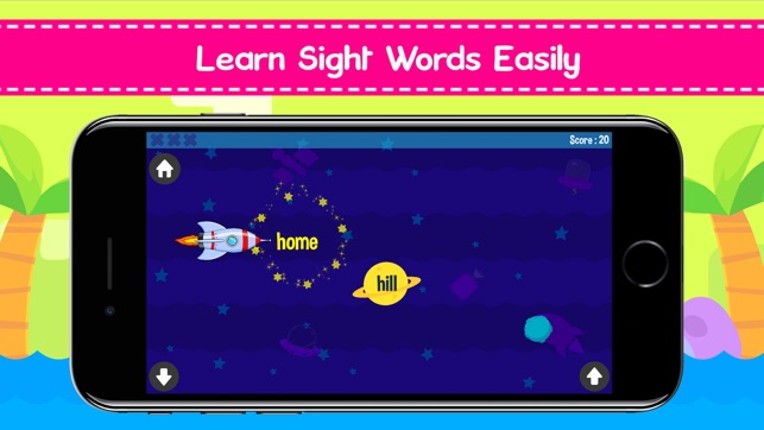 Kindergarten Sight Word Games screenshot