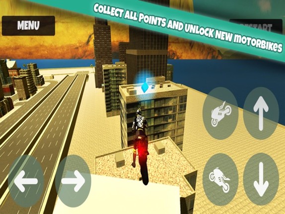 Motorbike Dubai City Driving Simultor 3D 2015 : Expensive motorbikes street racing by rich driver screenshot