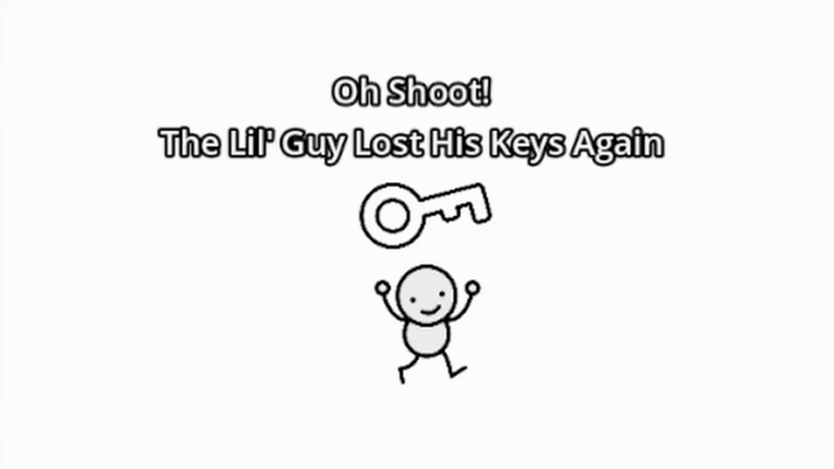 Oh Shoot! The Lil' Guy Lost His Keys Again Image