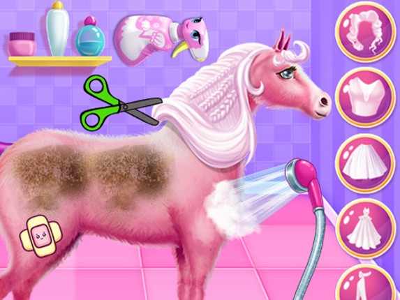 Princess Horse Caring Game Cover