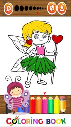 Princessfairy and Mermaid Coloring Marker For Girl Image