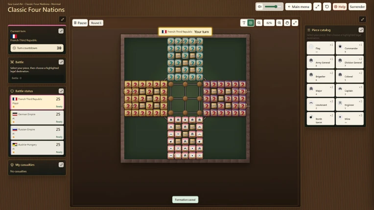 Sea Land Air: Four Nations War screenshot