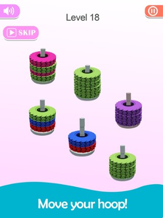 Stack Sort - Color Hoop screenshot