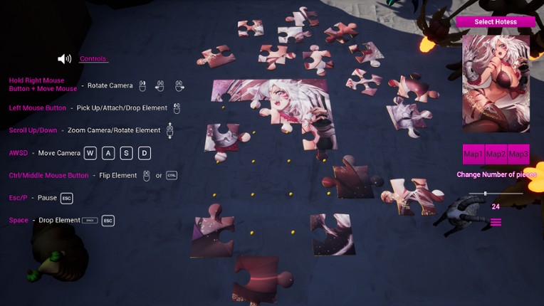 Anime Fantasy Jigsaw Puzzle 3D screenshot