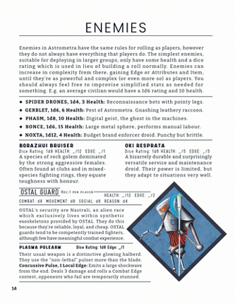 Astrometra Core Rulebook — A Lightweight Sci-Fi TTRPG Image