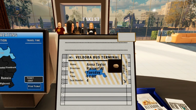 Bus Terminal Simulator Image