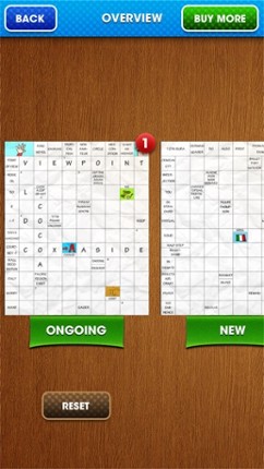Crossword (English) screenshot