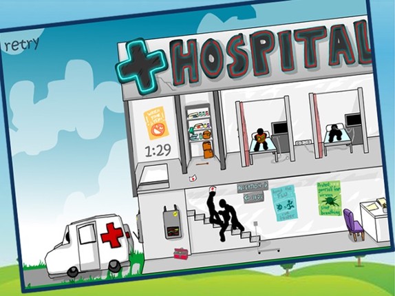 Deadly Hospital and Lab - Stickman Edition screenshot