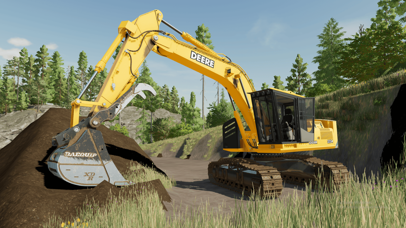 Games like Deere 3554/Hitachi ZX350F-1 Roadbuilder