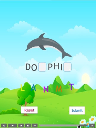 English Animals Match - A drag and drop kid game for learning english easily Image