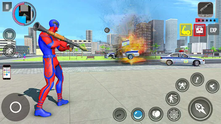 Rope Action City Fighting Game screenshot