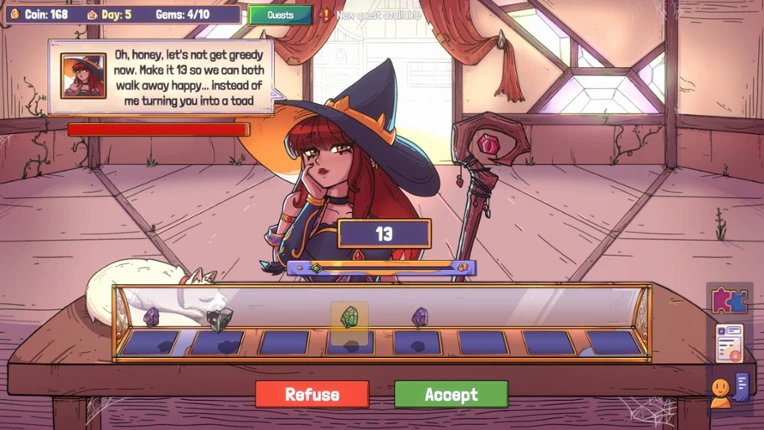 Gemmy Gems: A Cozy Shop Sim screenshot
