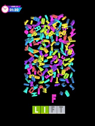 Letter Stack 3D screenshot