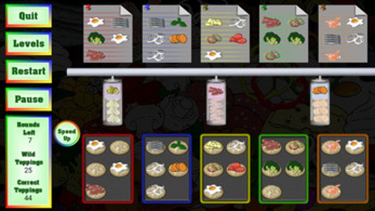 Pizza Toppings Drop screenshot