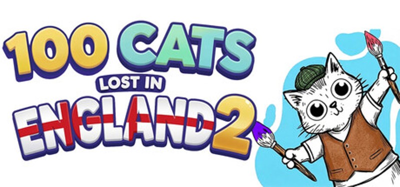 100 Cats Lost In England 2 Find & Color Image