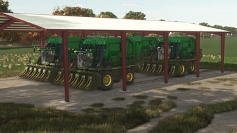 105x50 Metal Frame Hay Shed Image