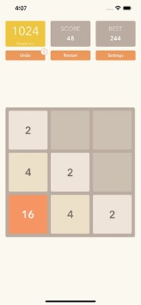 2048 Number Puzzle Game + Image