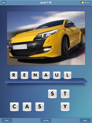 Auto Quest - fun puzzle game. Guess car brand  by photo screenshot