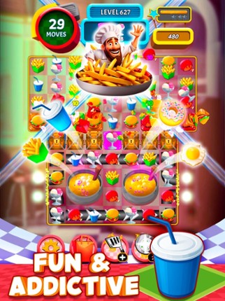 Burger Match 3 screenshot