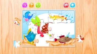 Cartoon Mermaid Jigsaw Puzzles Collection HD Image