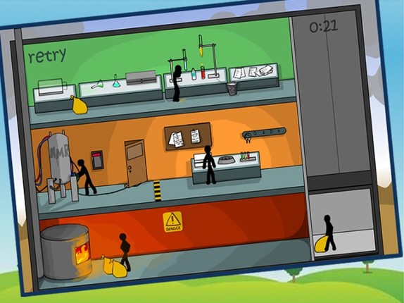 Deadly Hospital and Lab - Stickman Edition screenshot