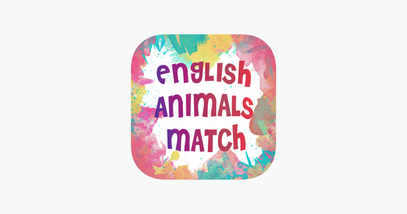 English Animals Match - A drag and drop kid game for learning english easily Image