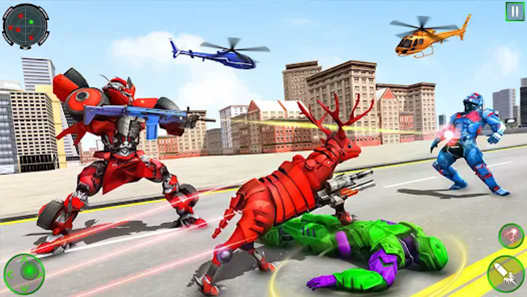 Deer Robot Car Game-Robot Game screenshot