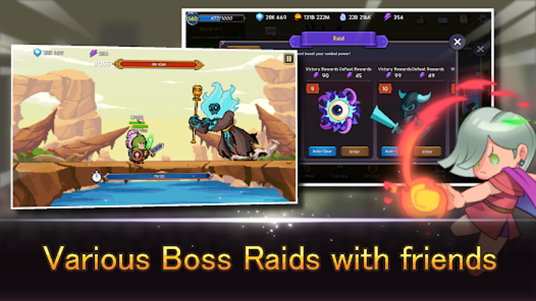 Idle Tank, DPS, and Healer Image