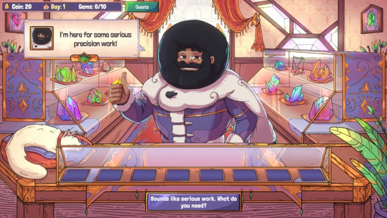 Gemmy Gems: A Cozy Shop Sim screenshot