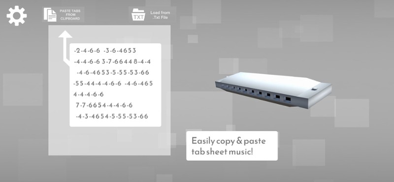 Harmonica Visual Trainer screenshot