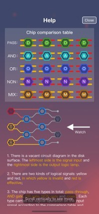 Logic Circuit Puzzle screenshot