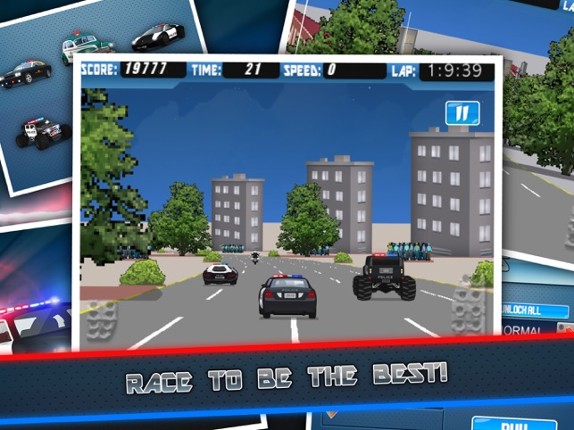 Police Chase Racing - Fast Car Cops Race Simulator screenshot