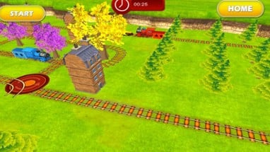 Tricky Train 3D Puzzle Game Image