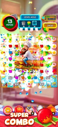 Burger Match 3 screenshot