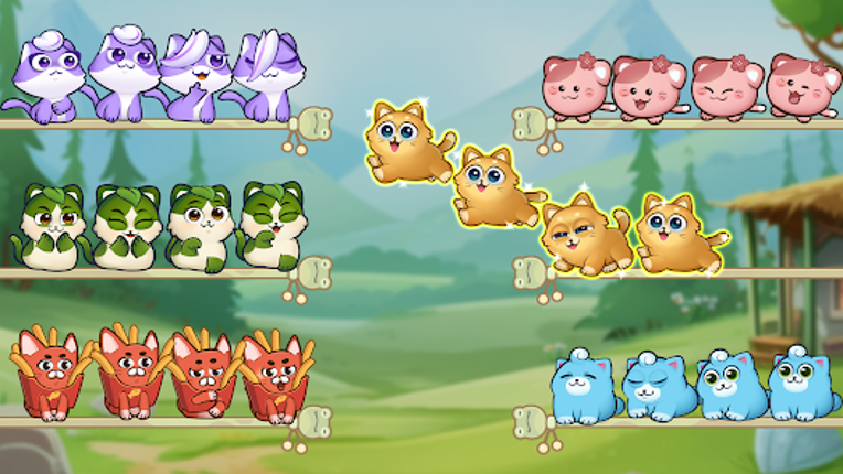 Cat Sort Puzzle: Cute Pet Game screenshot