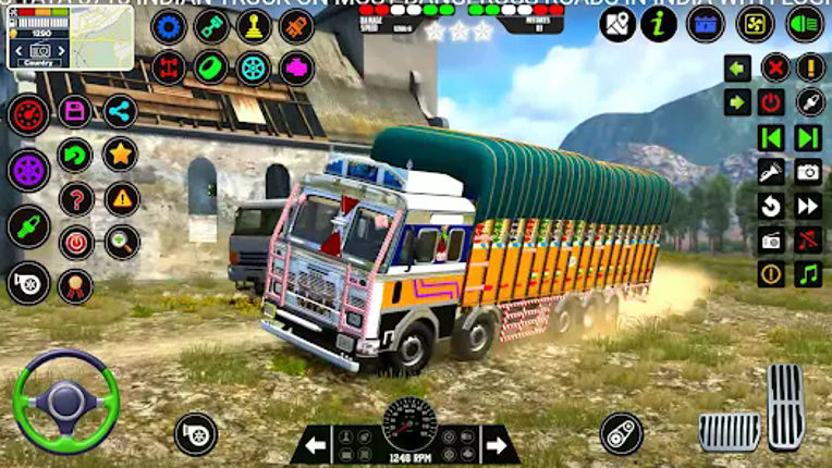 Indian Cargo Truck Sim Game 3D screenshot