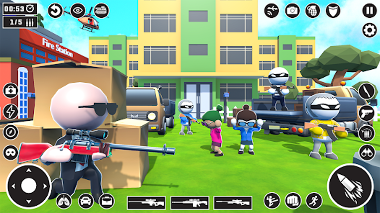 Stickman Sniper-Stickman Games screenshot
