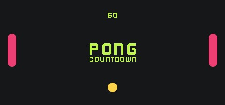 Games like PONG Countdown