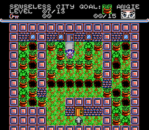 SENSELESS CITY Homebrew NES Game Image