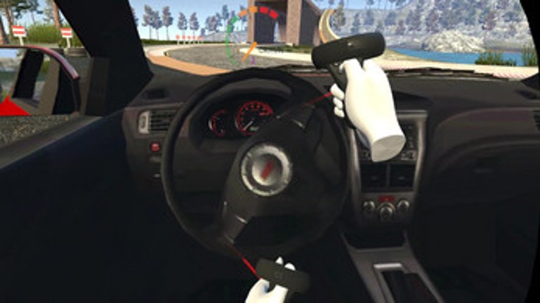 Winding Tracks 3D Image