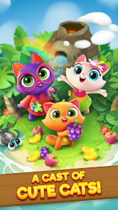 Tropicats: Tropical Match3 screenshot